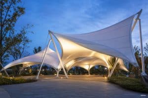 Combating Uplift Forces on a Tensile Membrane Park Pavilion - featured image