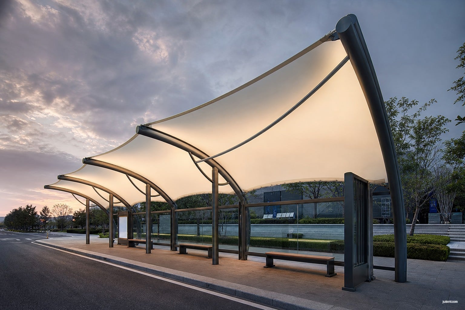 Is a Bus Shelter Tensile Membrane Worth the Investment Over Polycarbonate? - featured image