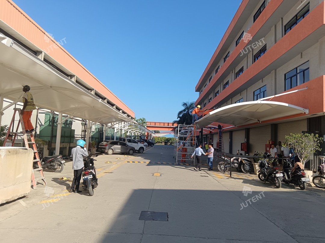 Tensile Membrane Car Parking08