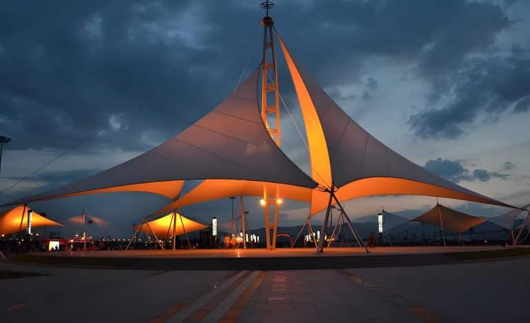 Advantages of Landscape Tensile Membrane Structure