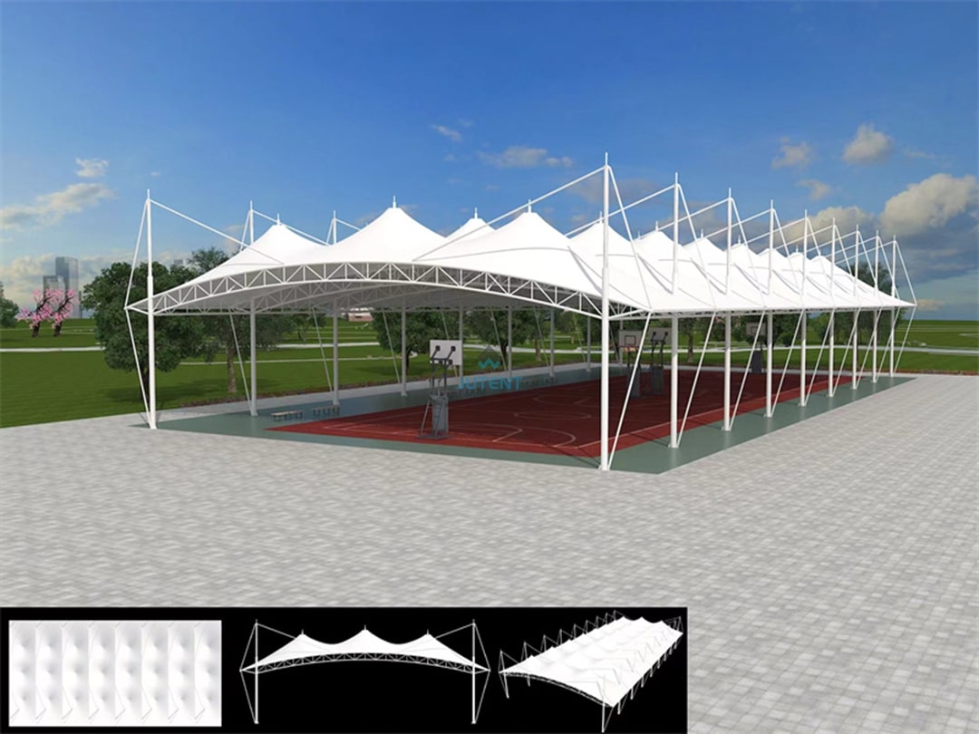 Basketball Court Roof4