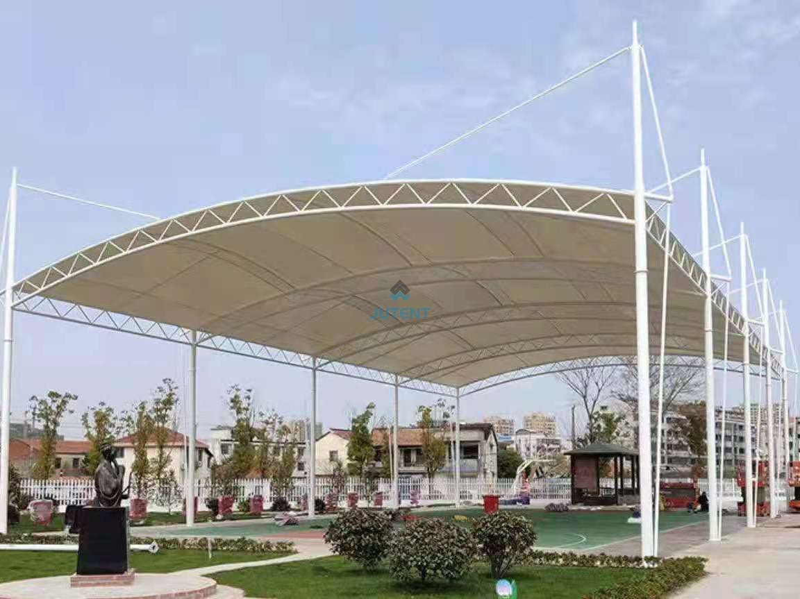 Basketball court canopy 11