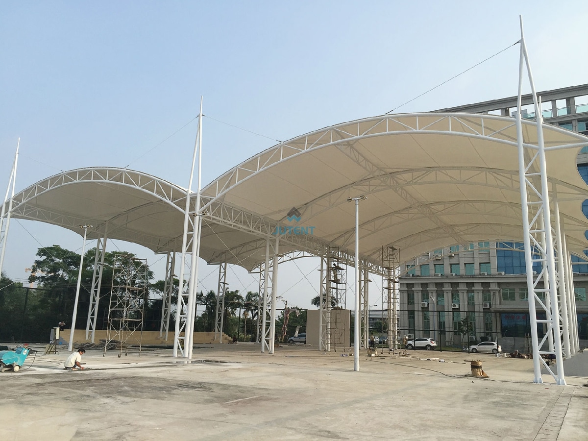 Basketball court canopy 61