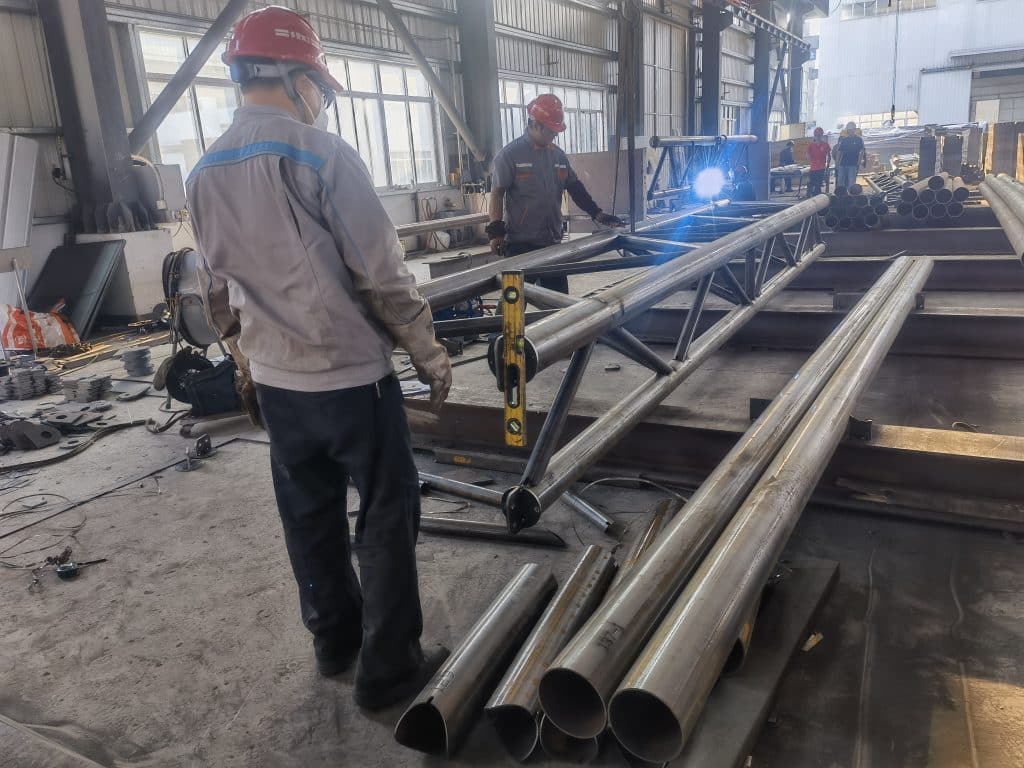 Completed Palestine Stadium Roof Engineering