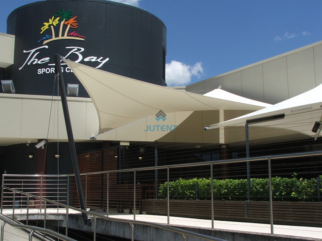 Retail Store Tensile Membrane Roofing Structures 1 tensile membrane roofing retail store; fabric roof retail building