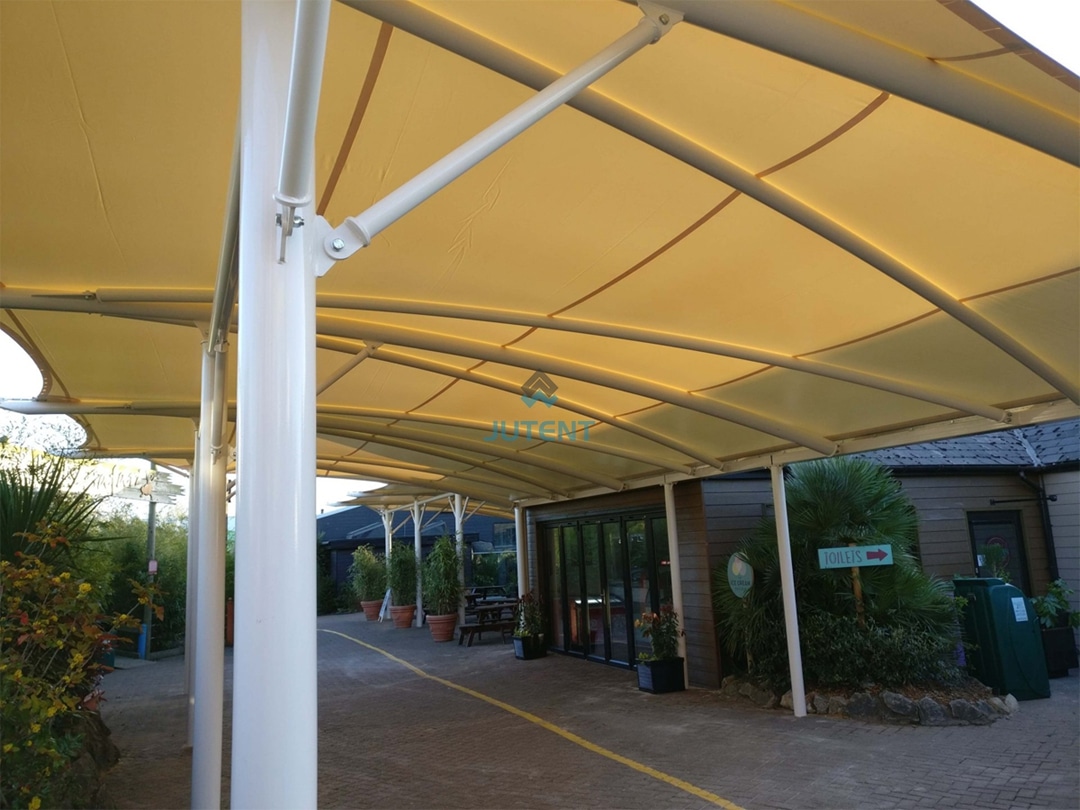 Retail Store Tensile Membrane Roofing Structures 3 tensile membrane roofing retail store; fabric roof retail building