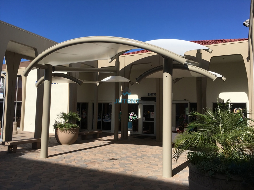 Retail Store Tensile Membrane Roofing Structures 4 tensile membrane roofing retail store; fabric roof retail building