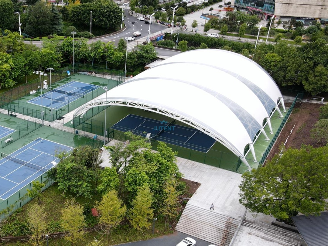 Tennis court canopy 121