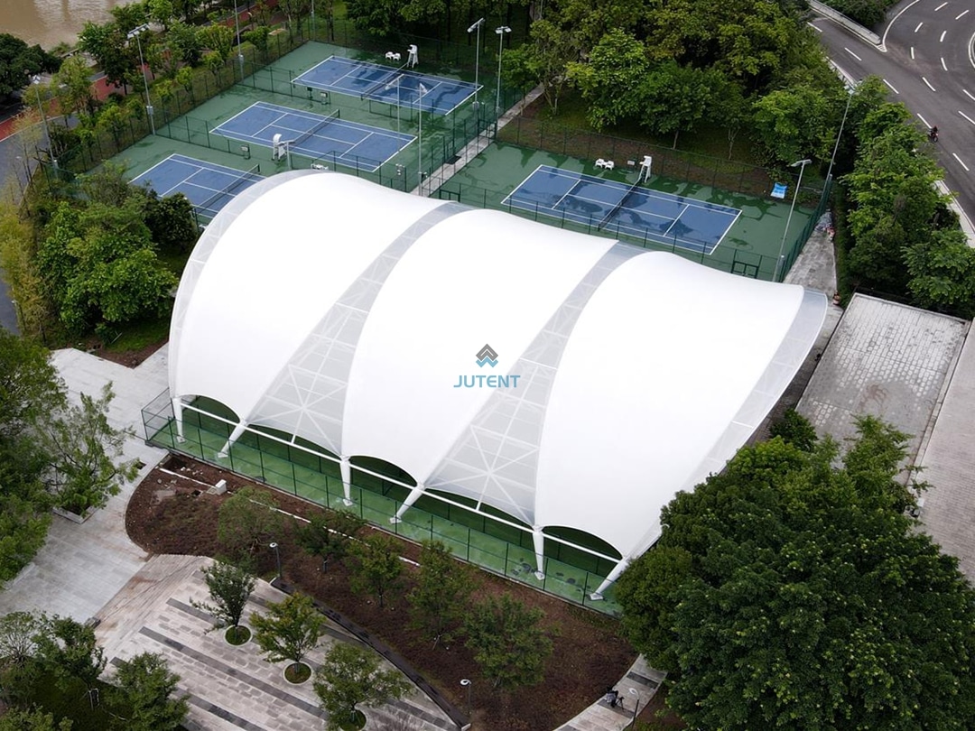 Tennis court canopy 131