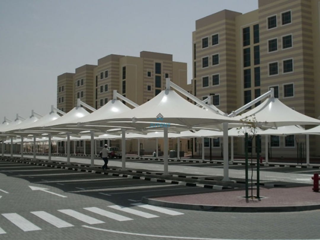 Tensile membrane carport 01