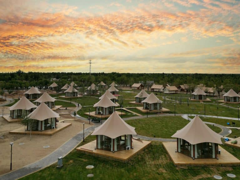 Hotel and Resort Tents Tensile Structure