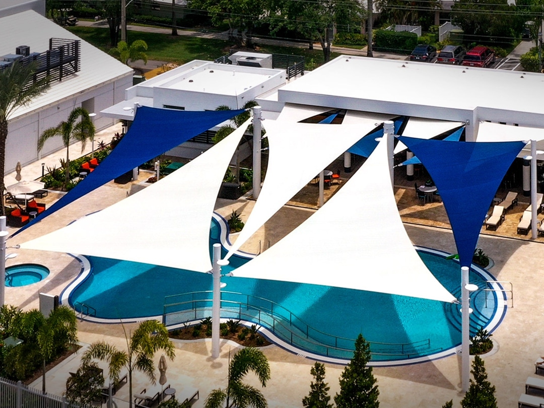 Swimming Pool Tensile Membrane Enclosures