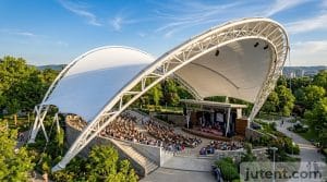 amphitheater tensile canopy application photo