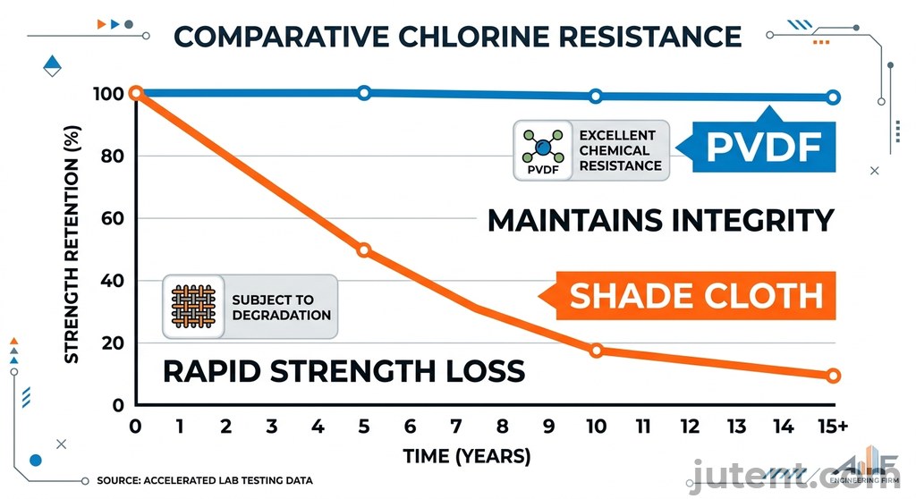 Chlorine resistance test data