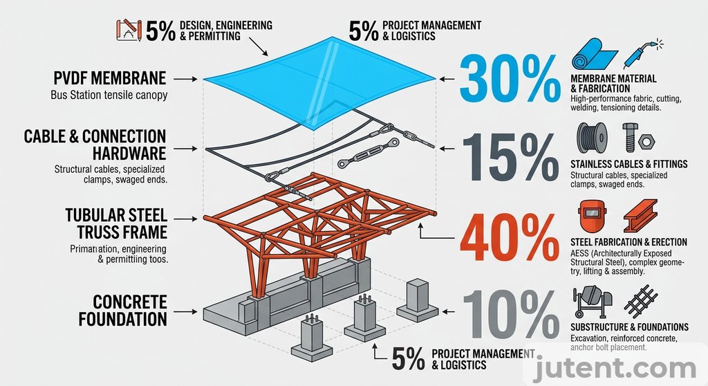 Cost breakdown table