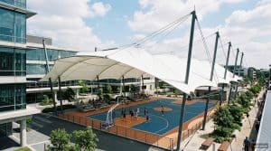 Cost breakdown table by court type