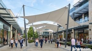 Labelled diagram of school walkway canopy types