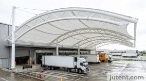 loading dock canopy application photo