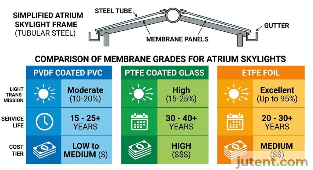 Membrane grade cost comparison