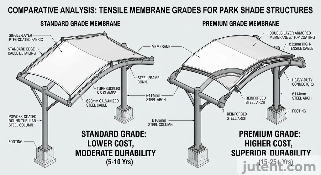 Membrane grade cost comparison