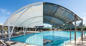 PVDF vs shade cloth degradation comparison