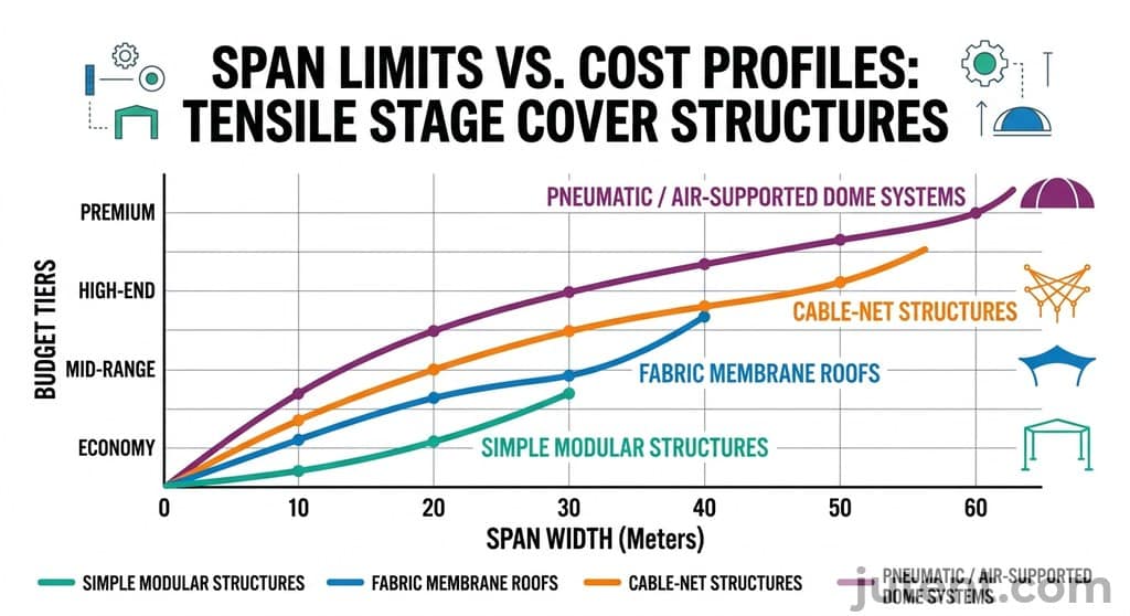 Span vs cost comparison chart