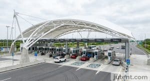 toll station canopy application photo
