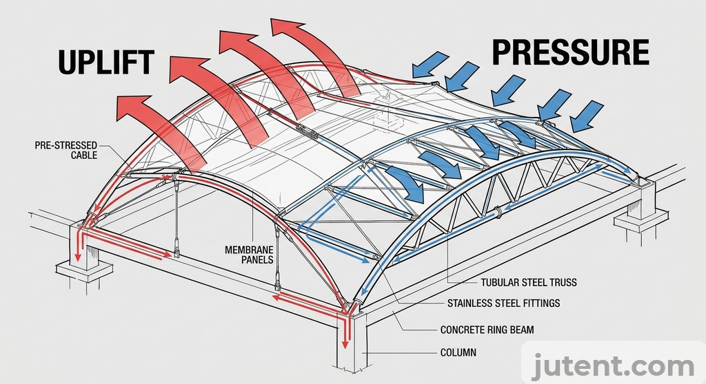 Typhoon wind load map