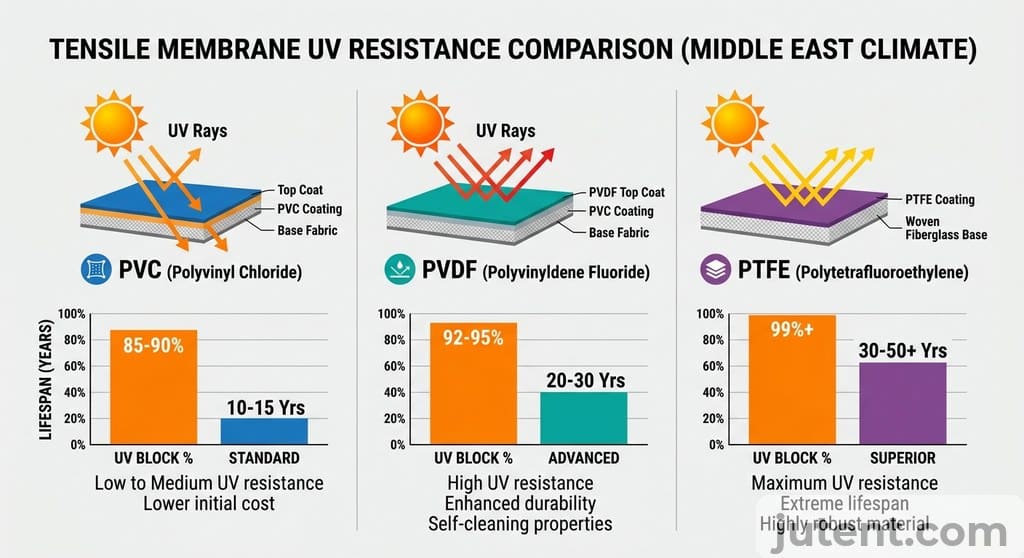 UV resistance rating comparison