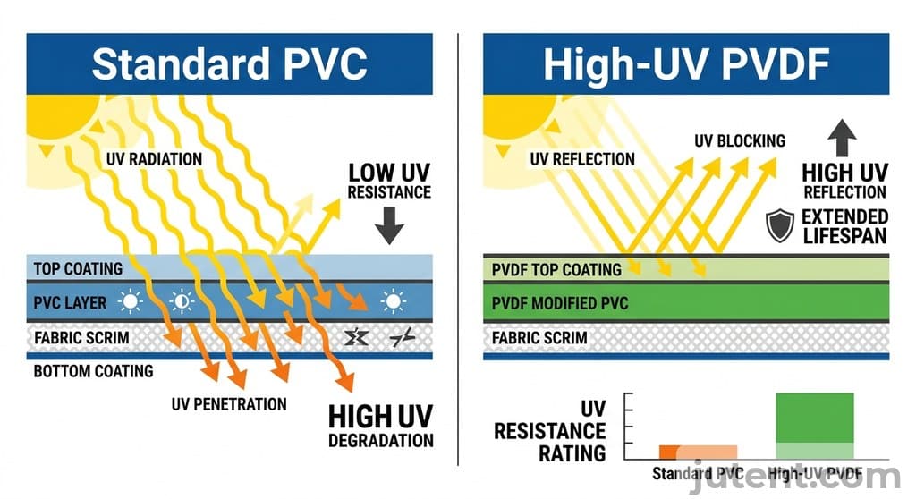 UV resistance rating comparison