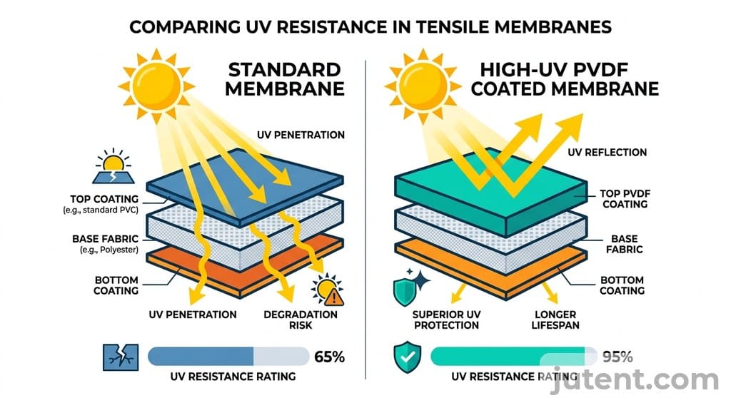 UV resistance rating comparison