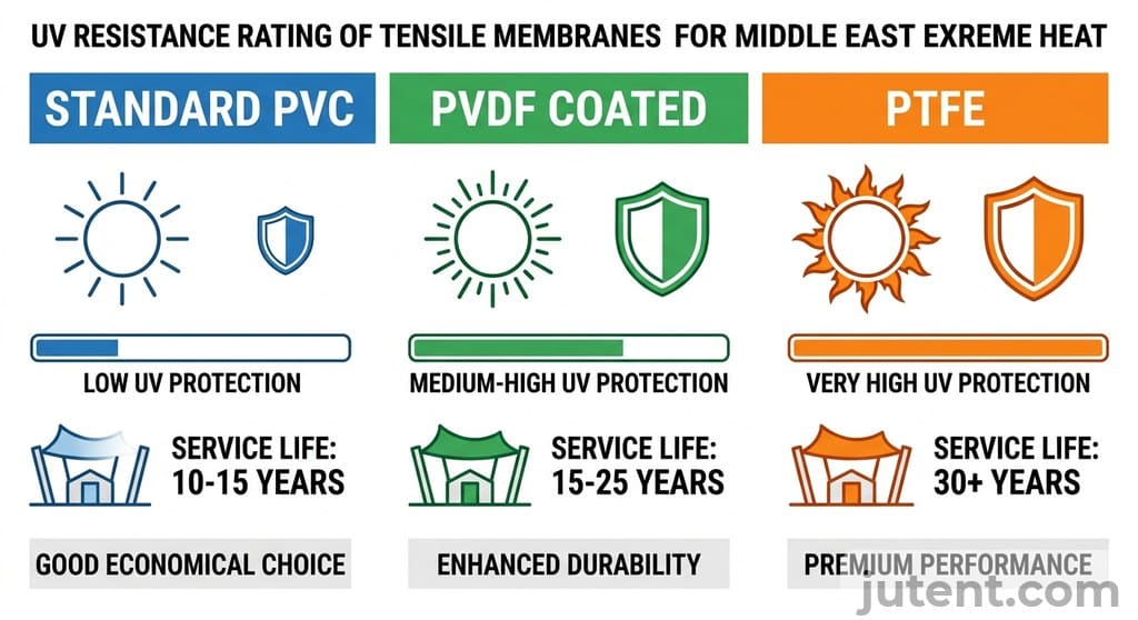 UV resistance rating comparison