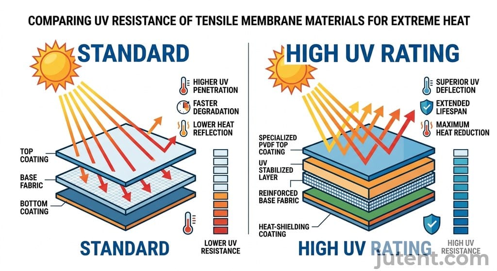 UV resistance rating comparison