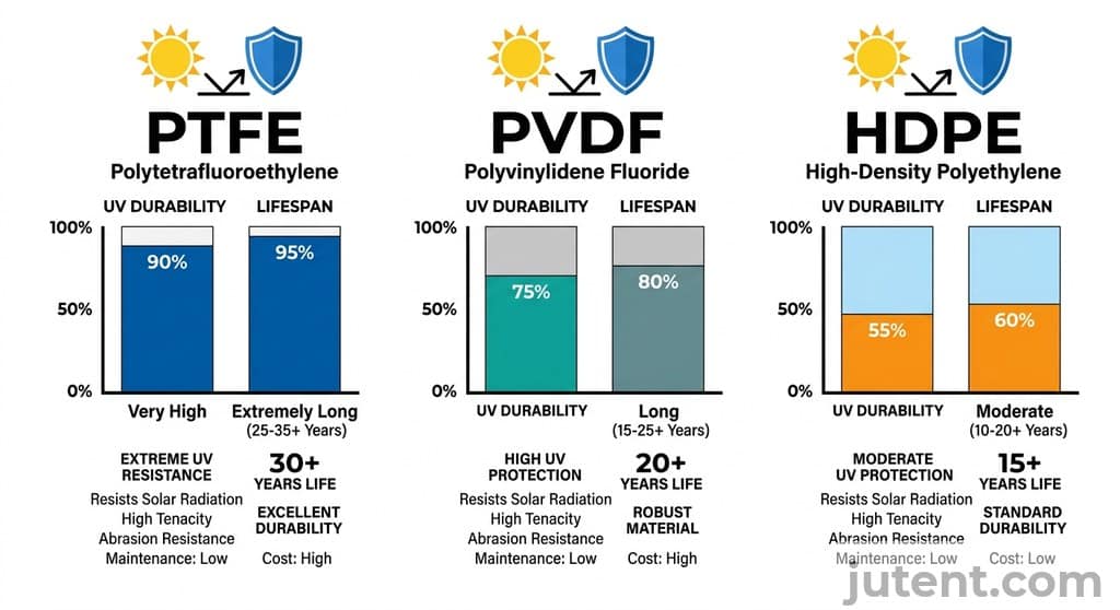 UV resistance rating comparison