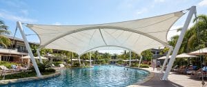 PVDF tensile membrane structure Importing Aquatic Shades Navigating Logistics for